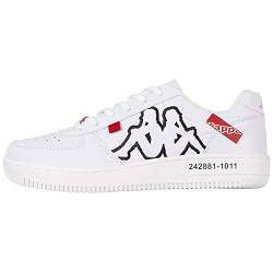 Kappa Unisex Kappa sneakers, 1011 White Black, 38 EU von Kappa