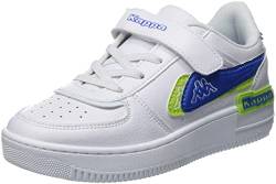 Kappa Unisex Kinder Bash Lr Nc K Laufschuh, White Blue, 28 EU von Kappa