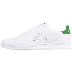 Kappa Unisex Limit Sneaker, White Green, 42 EU von Kappa