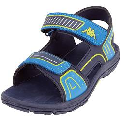 Kappa Unisex Paxos Sandale, Navy / Lime, 35 EU von Kappa