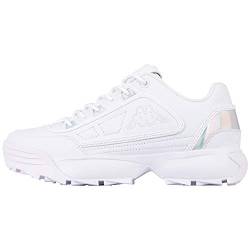 Kappa Unisex Rave Gc Women Straßen Laufschuh, 1010 White, 37 EU von Kappa