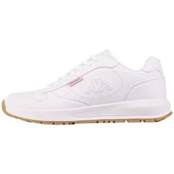 Kappa Unisex STYLECODE: 243368 Basis Sneaker, White, 41 EU von Kappa