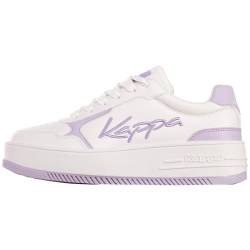 Kappa Unisex STYLECODE: 243417 JABOAH Women Sneaker, White/Flieder, 36 EU von Kappa