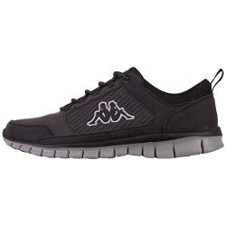 Kappa Unisex Tumelo Unisex Stra en Laufschuh, 1116 Black Grey, 44 EU von Kappa