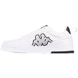 Kappa Unisex Vali Stra en Laufschuh, White Black, 40 EU Schmal von Kappa