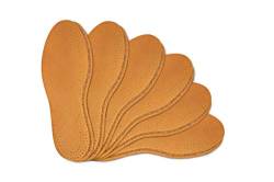 6 Paar Schuheinlagen-Set Kaps Leather Cork | Aus Hochwertigem Natürlichem Leder und Kork | Elegant und Bequem (36 EUR / 3 UK Damen) von Kaps