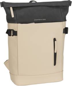 Kapten & Son Aarhus  in Cream Black (14 Liter), Rucksack / Backpack von Kapten & Son