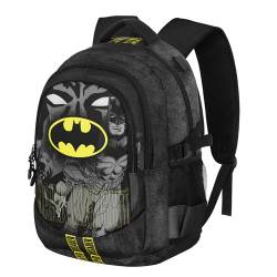 Batman Caped-Plus Running Rucksack, Schwarz, 34 x 46 cm, Kapazität 32 L von Karactermania