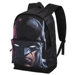 Batman Face-Fan HS Rucksack 2.2, Schwarz, 31 x 44 cm, Kapazität 24 L von Karactermania