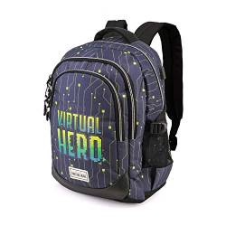 Karactermania Virtual Hero OMG-Running HS Backpack Rucksack, 44 cm, 21 liters, Mehrfarbig (Multicolour) von Karactermania