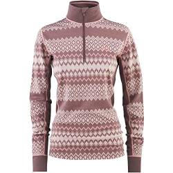 Kari Traa Damen Agnes Half Zip Langarm Einfarbig, M von Kari Traa