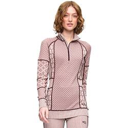 Kari Traa W Smekker Half-zip Braun, Damen Merino Kurzarm-Shirt und Tops, Größe S - Farbe Taupe von Kari Traa