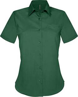 Judith - Kurzarmbluse - Forest Green, 4XL, Damen von Kariban