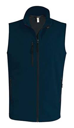 K403 Herren Softshell Weste Bodywarmer wasserdicht atmungsaktiv, Farbe:navy;Herrengrößen:XL von Kariban