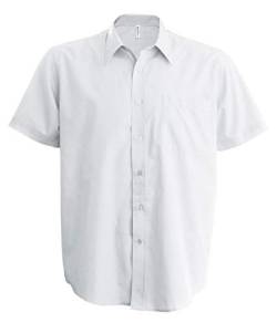 Kariban Ace - Herren-Kurzarmhemd - White, 5XL, Herren von Kariban