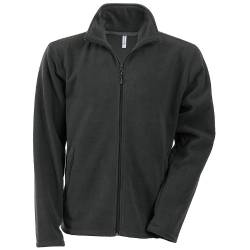 Kariban Herren Anti-Pilling-Fleece-Jacke mit durchgehendem ReiÃŸverschluss (XLarge) (Dunkelgrau) von Kariban