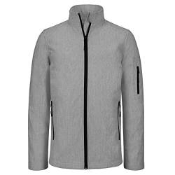 Kariban Herren Softshell-Jacke, 3-lagig (L) (Grau meliert) von Kariban