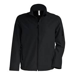 Kariban Herren Softshell-Jacke, 3-lagig (M) (Schwarz) von Kariban