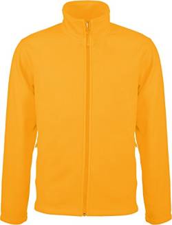 Kariban Herren Sweatjacke Micro Fleece Full Zip Gelb Yellow XL von Kariban