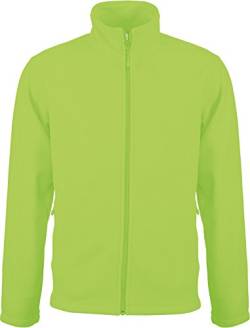 Kariban Herren Sweatjacke Micro Fleece Full Zip Grün Lime 3XL von Kariban