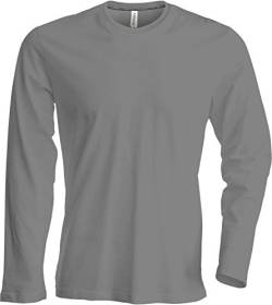 Kariban Herren T-Shirt Langarm Rundhals, Oxfordgrey, XXL von Kariban