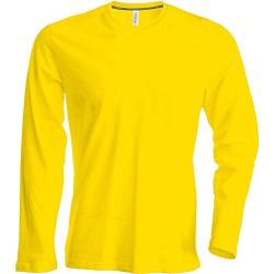 Kariban | K359 Herren T-Shirt Langarm, Größe:M, Farbe:Yellow von Kariban