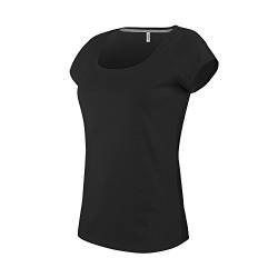 Kariban Womens Boat Neck T-Shirt - Black - XL von Kariban