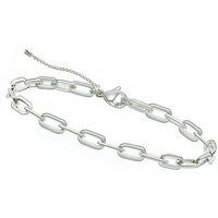 Karisma Schmuck Gliederarmband /auch als Fußkette Edelstahl Damen 4mm Armreif Länge 17cm + 4cm, Verlängerung Frauenschmuck von Karisma Schmuck