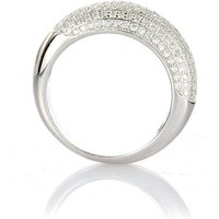 Karisma Fingerring Karisma Damen Silber 925 Unendlichkeit Eternity rhodiniert Gefasste Zirkonia Steine Weiss - HS-R06 - 52 (16.6) von Karisma