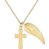 Karisma Kette mit Anhänger Karisma Damen Edelstahl Collier Anhänger Kette - Kreuz von Karisma