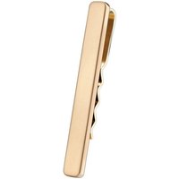 Karisma Krawattennadel Karisma Hochwertige Herren Edelstahl 316L Krawattennadel/Krawattenklammer/Tie Clip Farbwahl KTC201 - Gold von Karisma