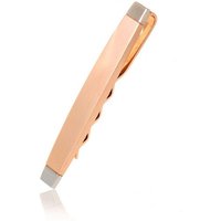 Karisma Krawattennadel Karisma Hochwertige Herren Edelstahl 316L Krawattennadel / Krawattenklammer / Tie Clip Rosé-Gold Beschichtet TG150-002-W von Karisma