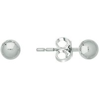 Karisma Paar Ohrstecker Frauen Sterling Silber Kugel Ohrstecker Ohrringe DSE2000.4mm- Silber Rhodiniert von Karisma