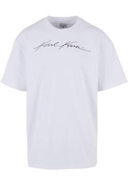 Karl Kani Autograph Heavy Jersey T-Shirt Herren Shirt weiß, M von Karl Kani