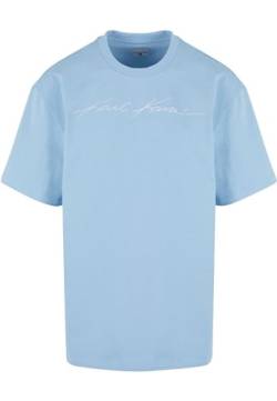 Karl Kani Autoraph Heavy Jersey T-Shirt Herren Shirt Light Blue, M von Karl Kani
