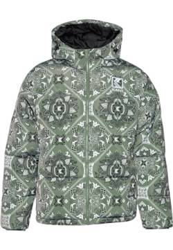 Karl Kani Herren KM233-037-1 KK OG Paisley Puffer Jacket XL dusty green von Karl Kani