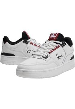 Karl Kani Herren Schuhe Lxry Plus Sl 1080375 (White/Black/Red, EU Schuhgrößensystem, Erwachsene, Herren, Numerisch, M, 42.5) von Karl Kani