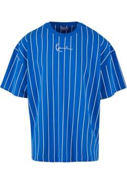 Karl Kani Herren Shirt Pinstripe blau/weiß M von Karl Kani