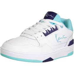 Karl Kani LXRY 2K Sneaker Trainer Schuhe (White/Aqua, EU Schuhgrößensystem, Erwachsene, Numerisch, M, 41) von Karl Kani