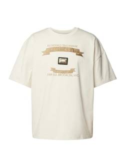 Karl Kani Metal Plate Boxy Shirt (DE/NL/SE/PL, Alphanumerisch, S, Regular, Regular, Offwhite) von Karl Kani