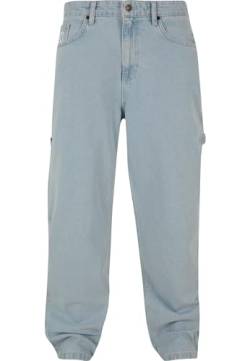 Karl Kani Retro Baggy Workwear Jeans Herren Hose Bleached Blue, 32 von Karl Kani