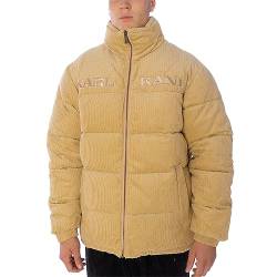 Karl Kani Retro Corduroy Puffer Jacke Herren Winterjacke sand, M von Karl Kani