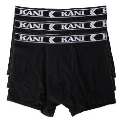 Karl Kani Retro Tape Boxershort 3-Pack Herren Unterwäsche schwarz, L von Karl Kani