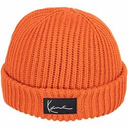 Karl Kani Signature Fisherman Beanie Wintermütze (as3, Alpha, one_Size, Dark orange) von Karl Kani