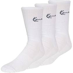 Karl Kani Signature Socks Socken 3er Pack (white, 39-42) von Karl Kani