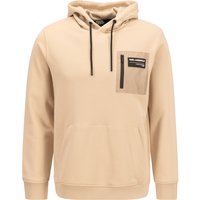 KARL LAGERFELD Herren Hoodie beige Baumwolle unifarben von Karl Lagerfeld