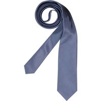KARL LAGERFELD Herren Krawatte blau Seide unifarben von Karl Lagerfeld