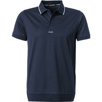 KARL LAGERFELD Herren Polo-Shirt blau Baumwoll-Jersey von Karl Lagerfeld