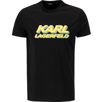 KARL LAGERFELD Herren T-Shirt schwarz Baumwolle von Karl Lagerfeld