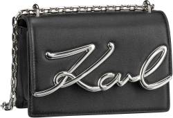 Karl Lagerfeld K/Signature SM Shoulderbag  in Schwarz (2.1 Liter), Umhängetasche von Karl Lagerfeld